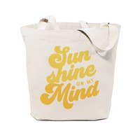 LaSol Sunscreen Eco Friendly Sunshine On My Mind Tote Bags